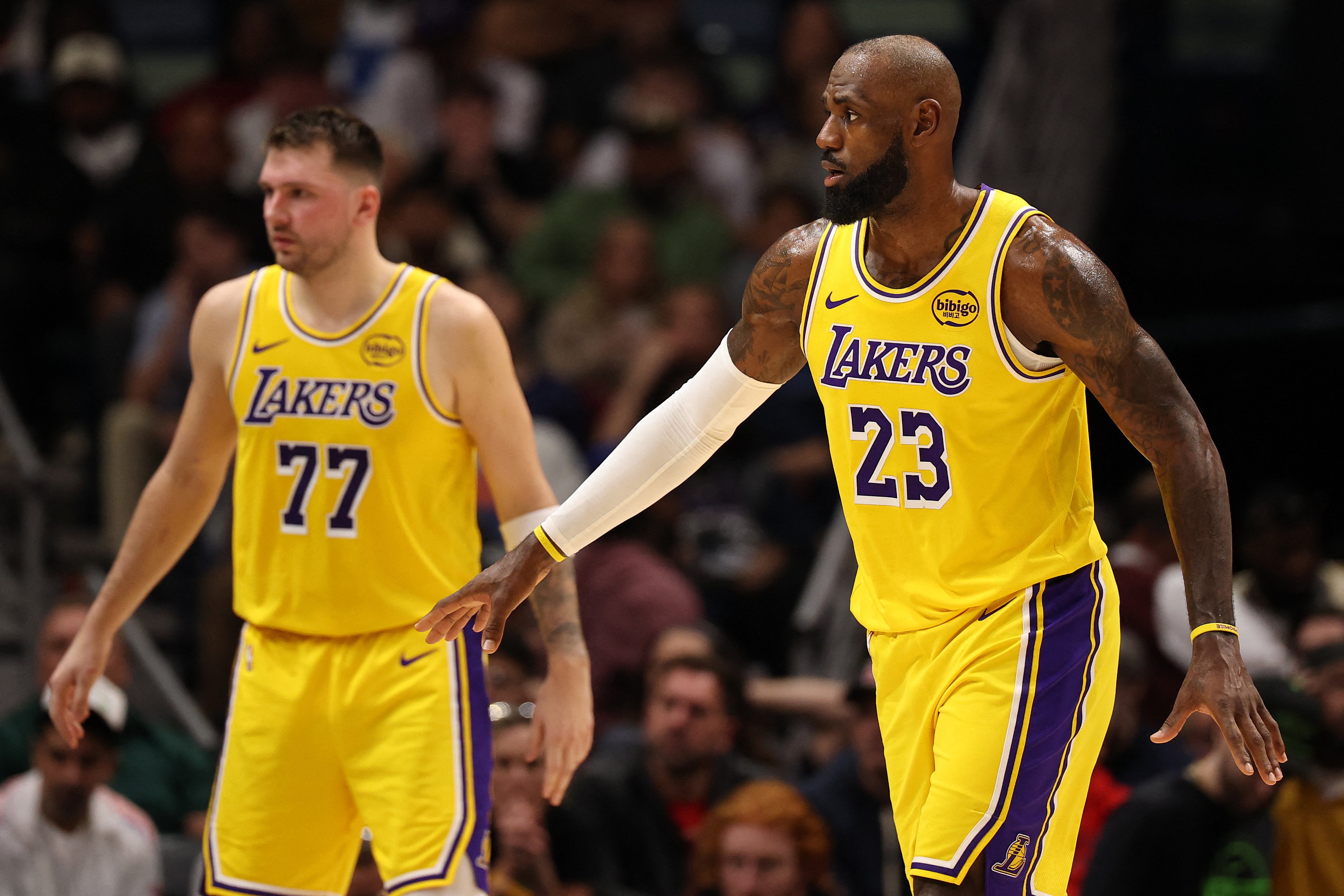 James, Doncic help LA smash New Orleans