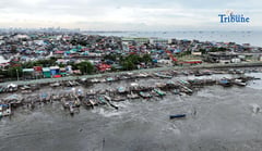 Fishing boats dock in Navotas