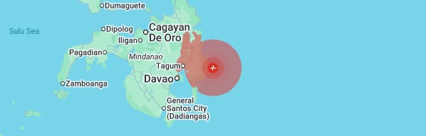 Magnitude 6.4 quake jolts Mindanao