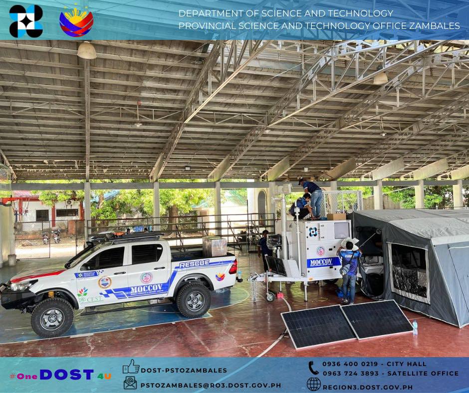 DOST deploys mobile command vehicle to boost Zambales disaster response