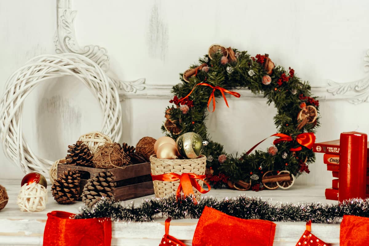 HOLIDAY decorations such as Christmas wreaths and trees are the first items that should be decluttered from walls and living rooms.