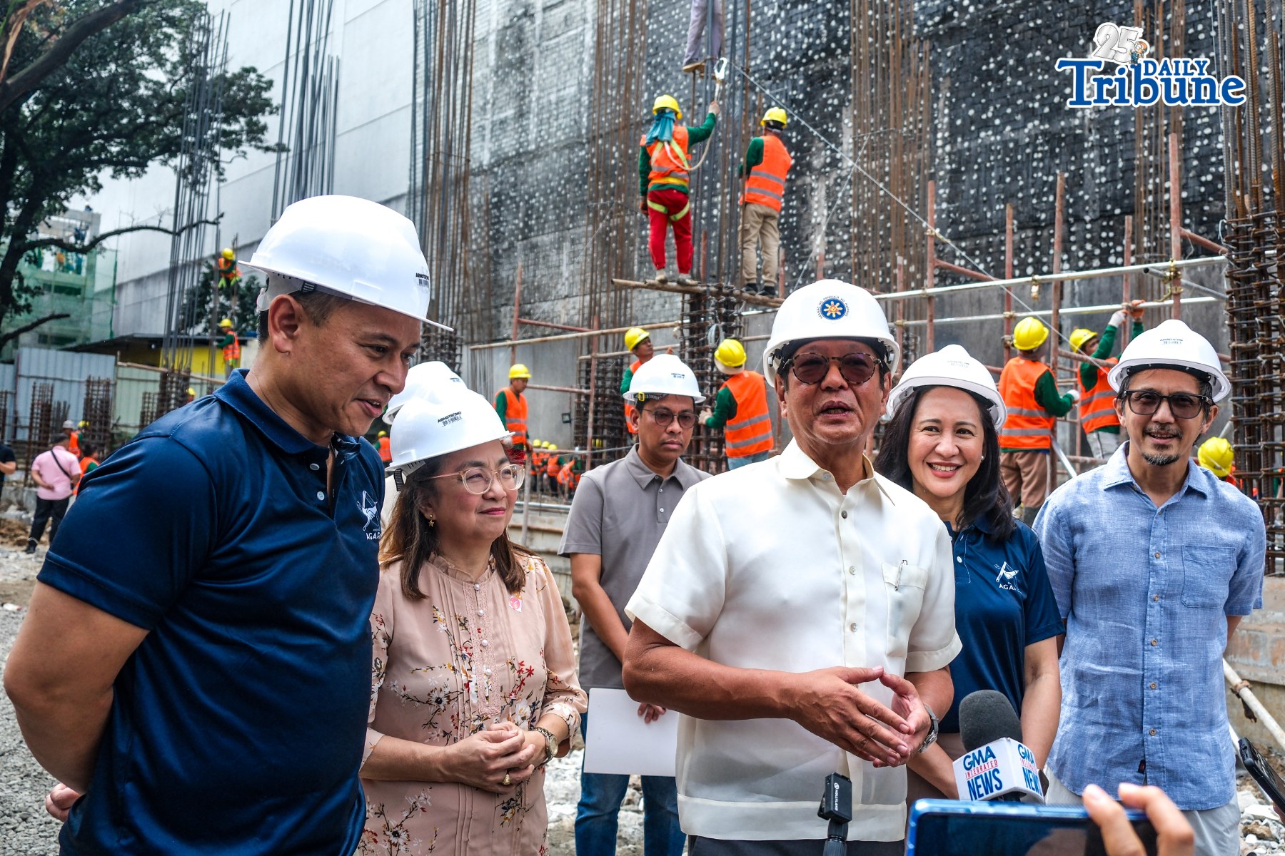 Marcos inspects SFHS rebuilding, leads health mission in Quezon City