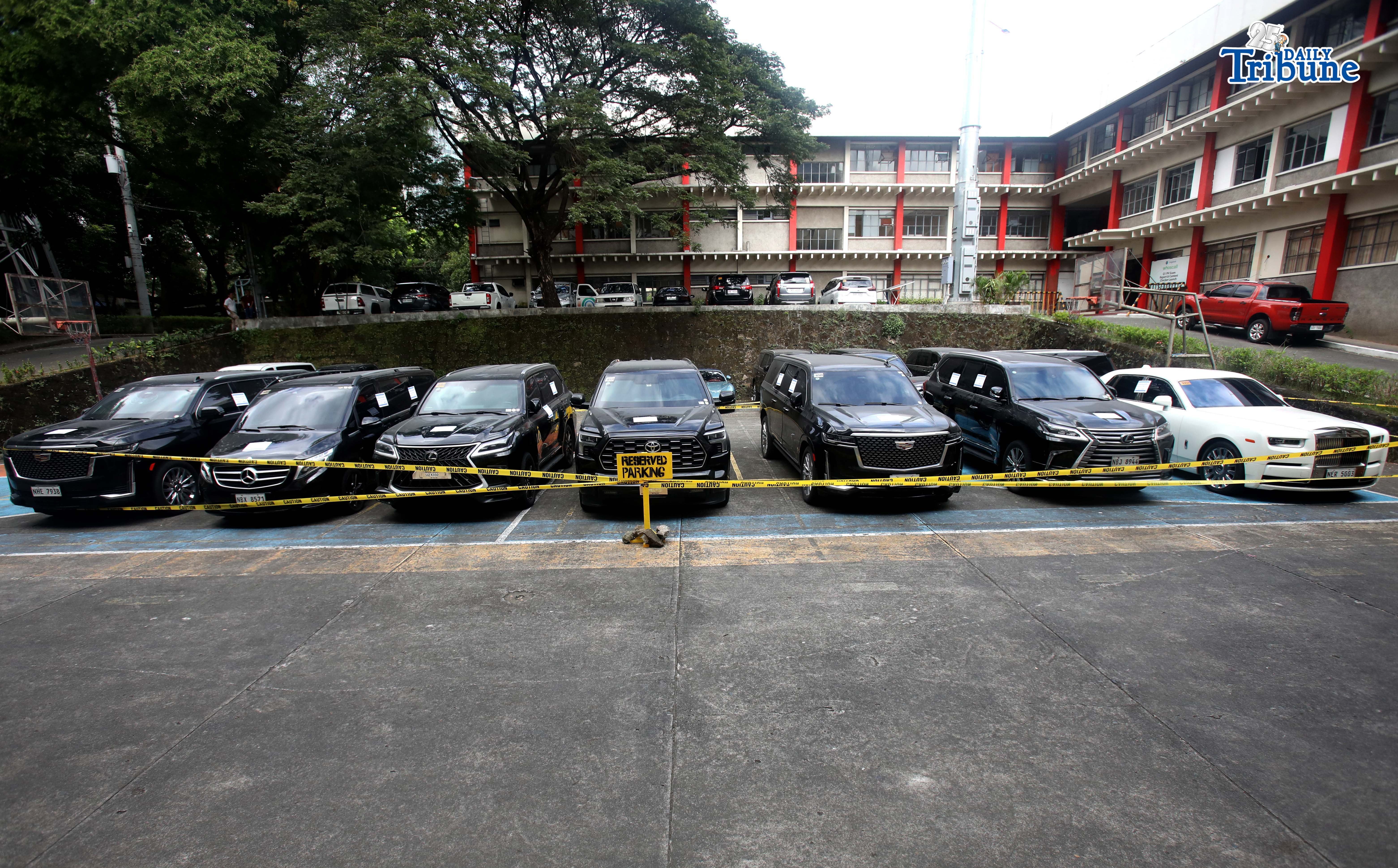 BOC to auction Zaldy Co's vehicles