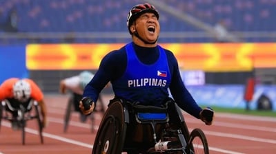 Mangliwan revels in being chosen as
flag-bearer