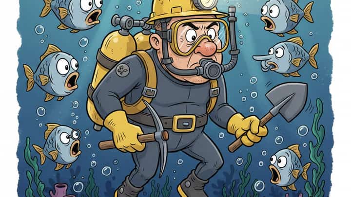 ENVIRONMENTAL campaigners warn that deep sea mining threatens marine ecosystems and will disrupt the sea floor.