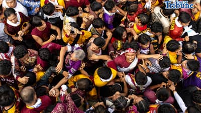 SEA of devotees express their faith to the Black Nazarene on Traslacion 2026 last from 9 to 10 January 2026.