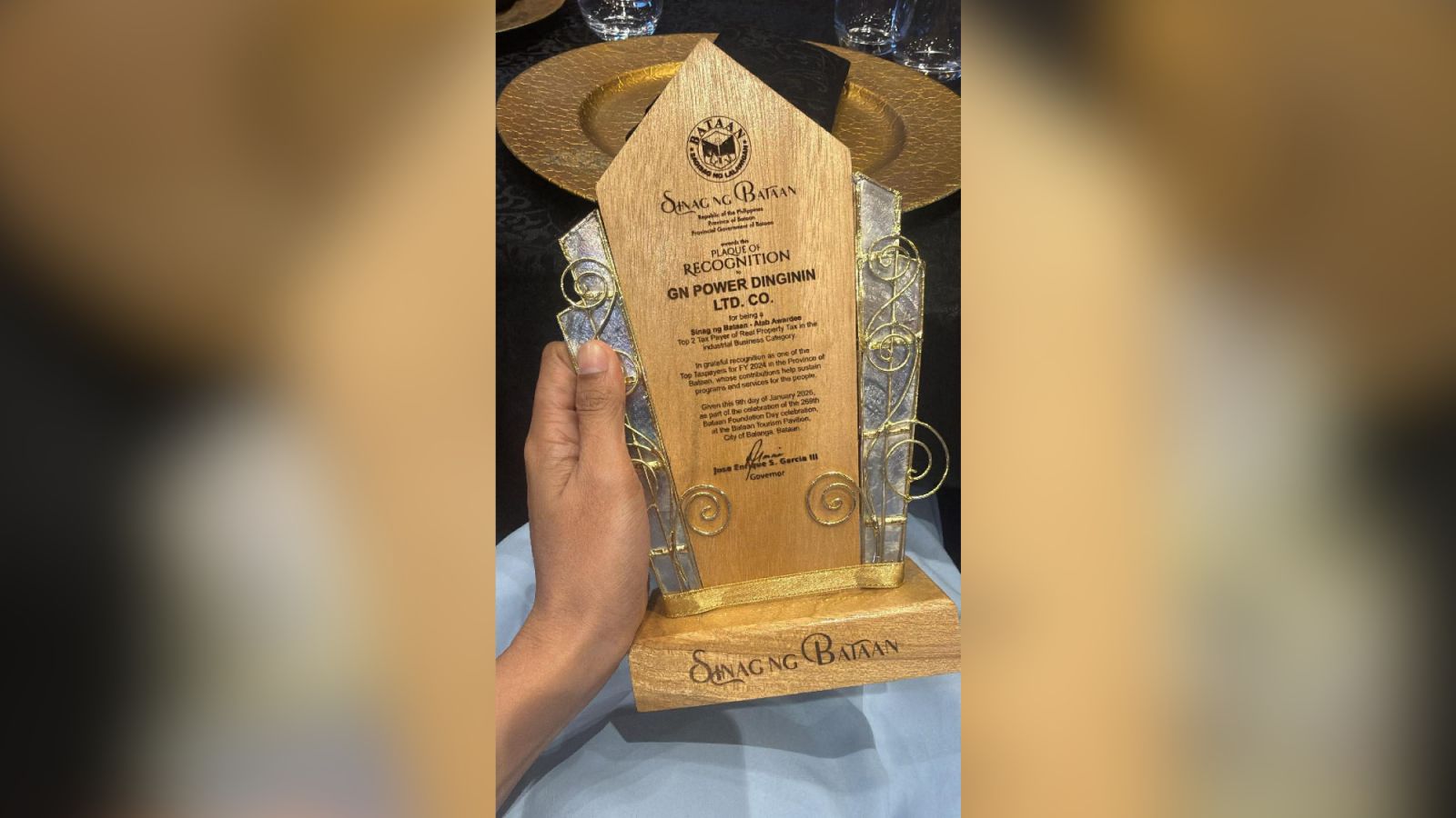 Bataan honors FAB firms for tax contributions during 269th Foundation Day