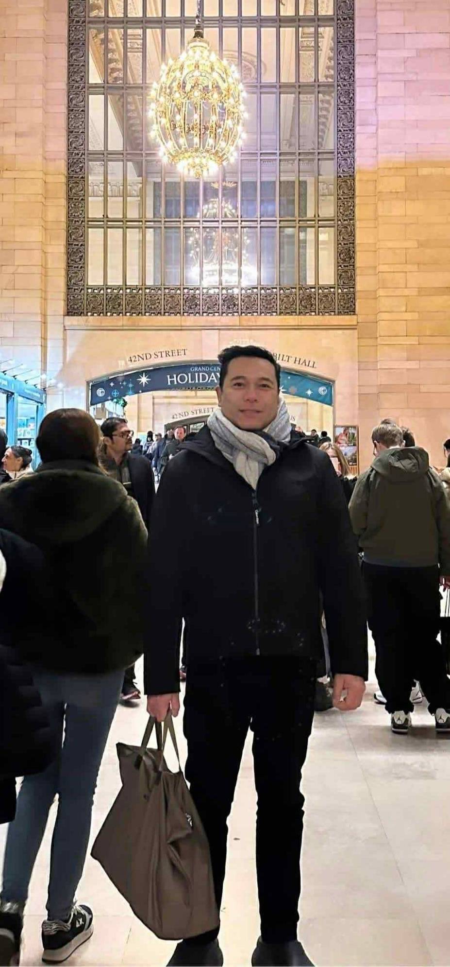 FASHION designer JC Regalado at the Grand Central Station.