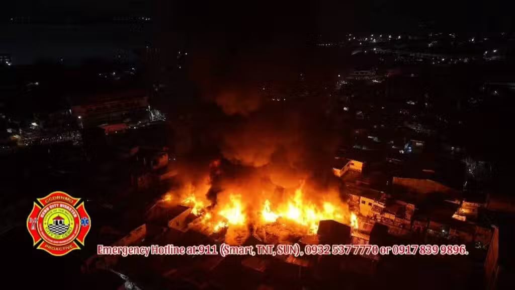 Fire leaves 400 homeless in Cebu City