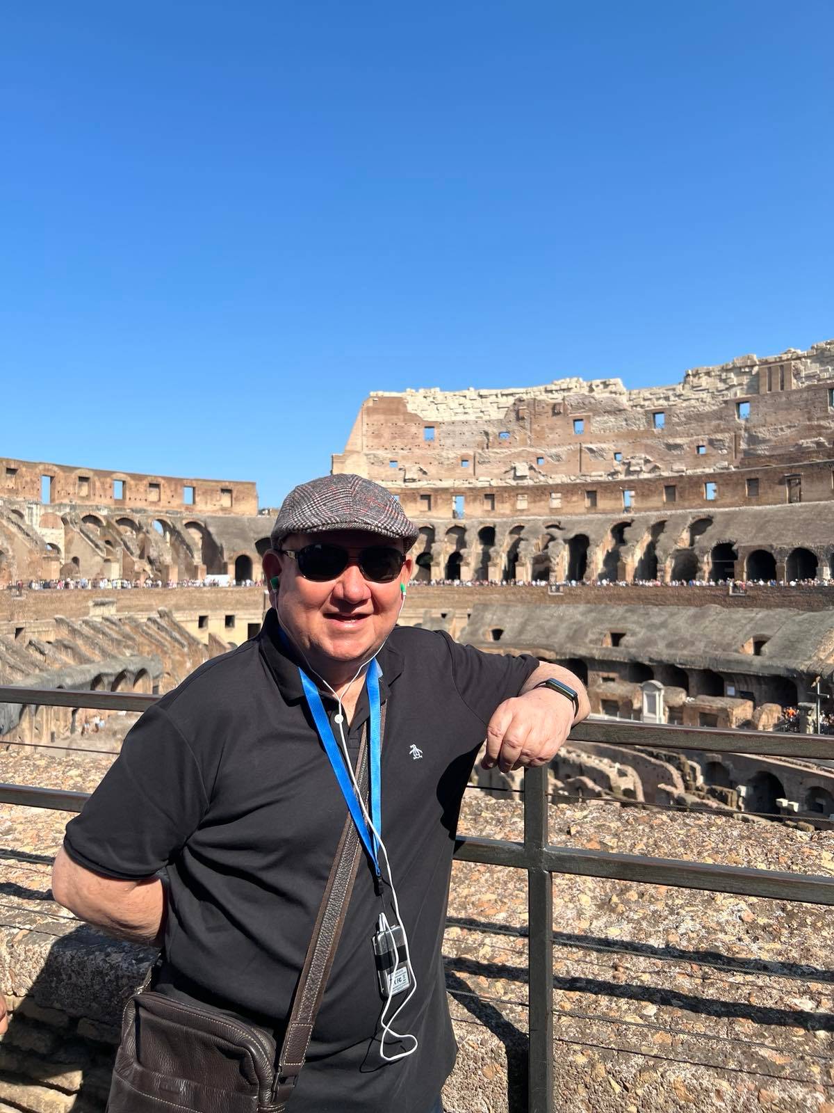 THE author on the Roman platform.