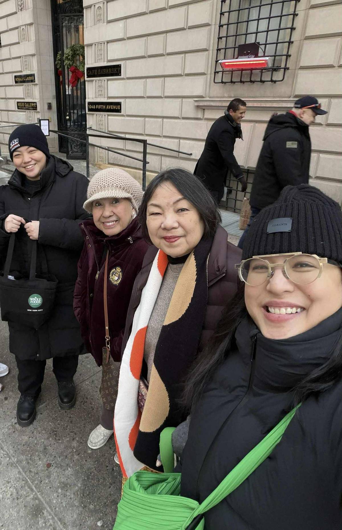 TAMMY David, Veronica Yu Asensi, Monserrat and Happy David at Neue Galerie in 5th Avenue.