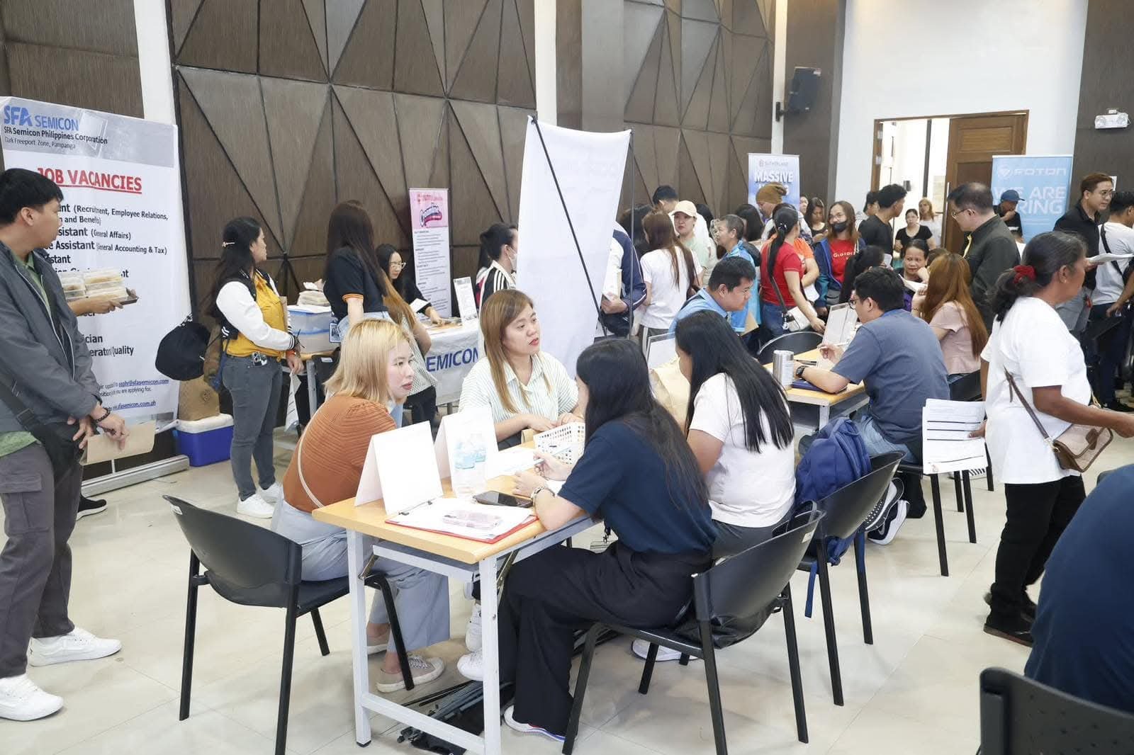 Job fair at Clark Freeport Zone leads to immediate hiring