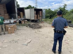 P100.57-M worth of illegal cigarettes seized in Bataan raid