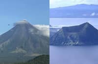 Mayon, Taal show increased activity