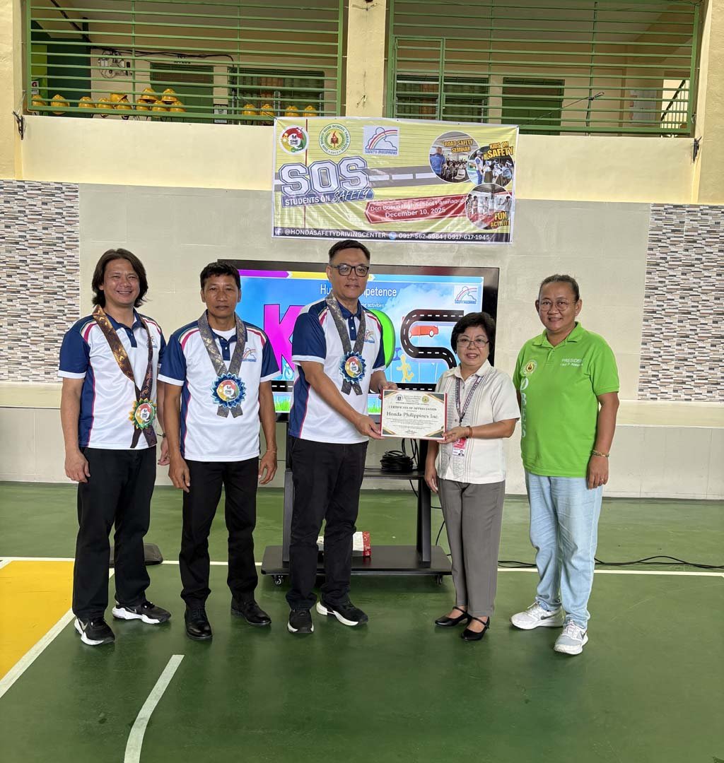 Honda takes road safety lessons to Don Bosco Parañaque