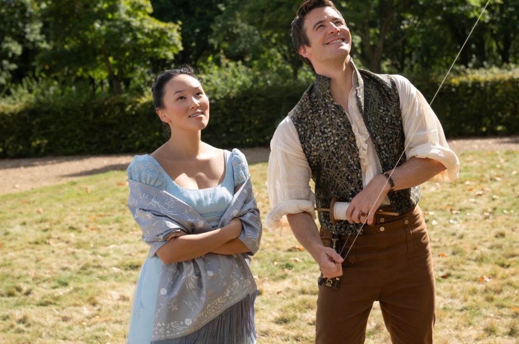 YERIN Ha and Luke Thompson for ‘Bridgerton.’
