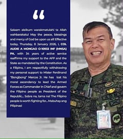 Palace assures due process for Mongao