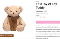 KUMMA bear ng FoloToy, na pinapapagana ng Artificial Intelligence (AI).