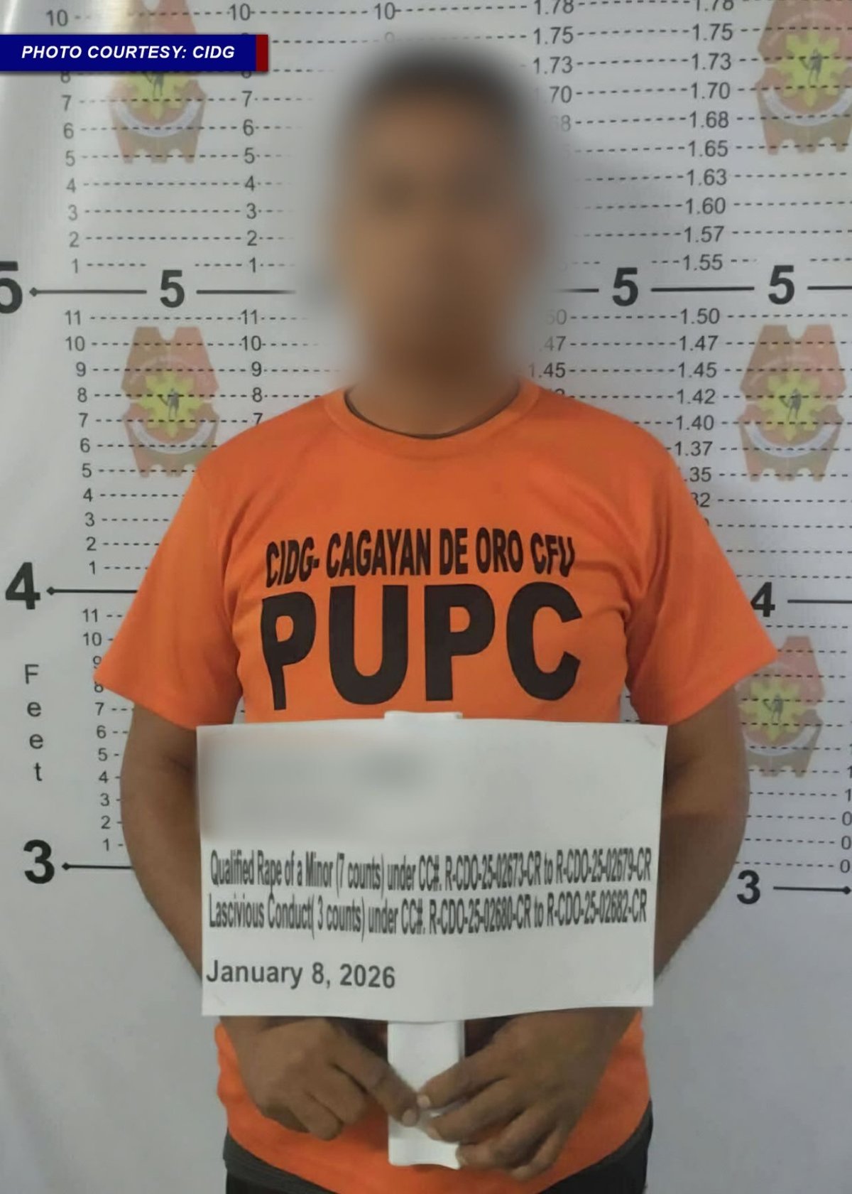Suspect in DavOr minor rape case arrested