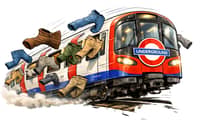 Londoners let their trousers down on Tube