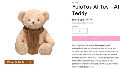 AI-powered toys raise safety, privacy concerns