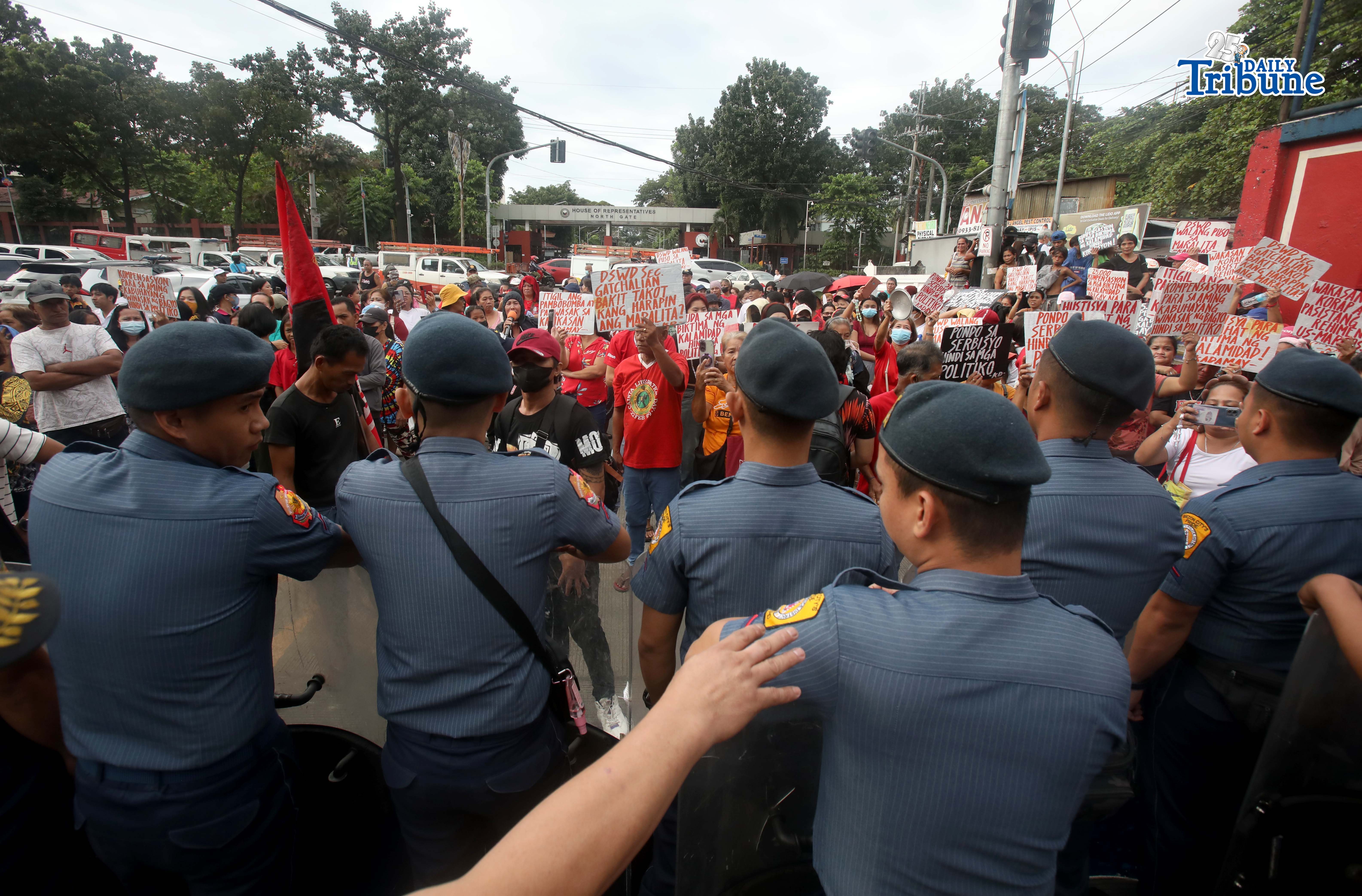 Militant groups demand P25,000 compensation for disaster-hit families