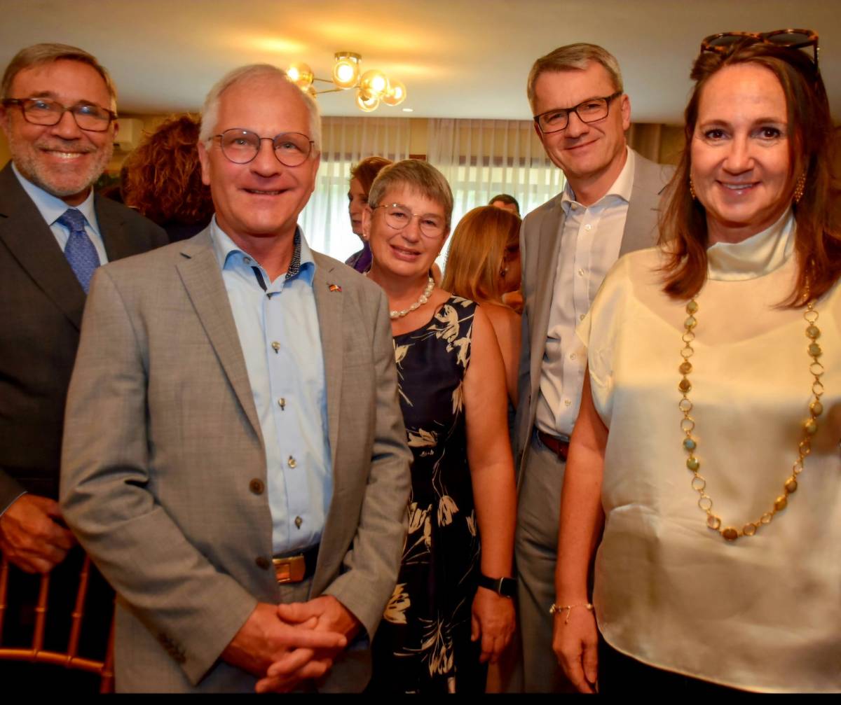 AMBASSADOR Ricardo Bocalandro, Argentina; Ambassador Andreas and Martina Pfaffernoschke, Germany; Ambassador Karel Hejc, Czech Republic; Ambassador Marielle Gereadts, Netherlands.