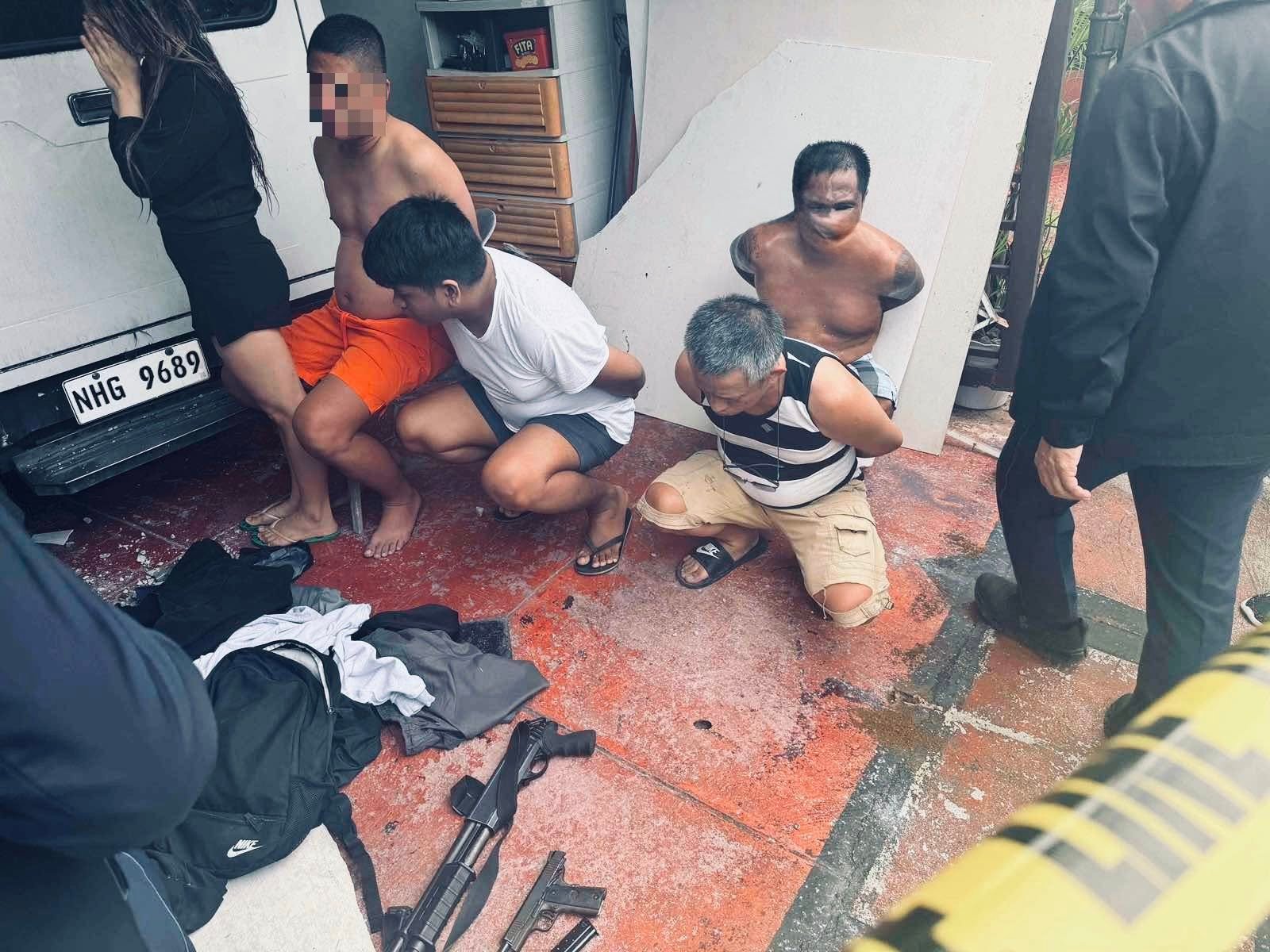 Pitong kawatan huli kagad pagkatapos magnakaw sa isang grocery sa Nueva Ecija