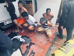 Pitong kawatan huli kagad pagkatapos magnakaw sa isang grocery sa Nueva Ecija