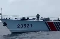 Chinese ship massing anew