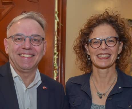 AMBASSADOR Nicolas and Denise Bruhl, Switzerland.