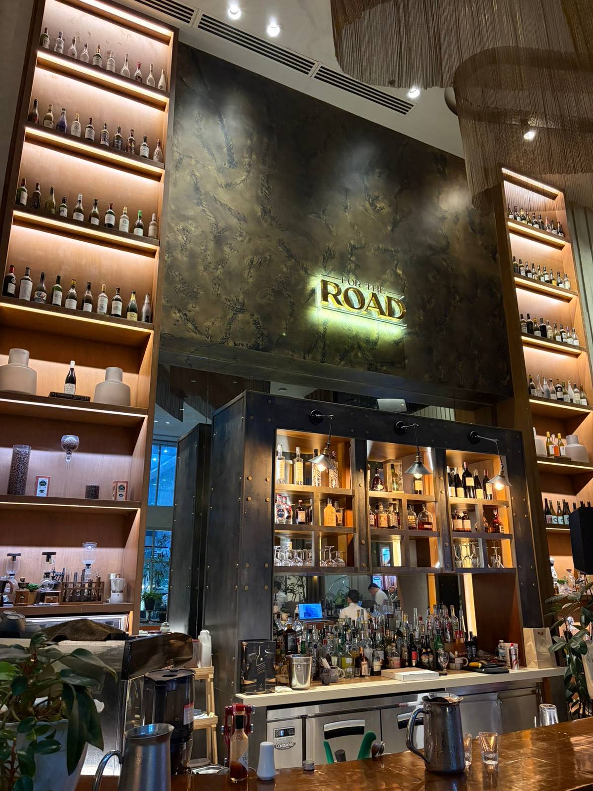 FOR the Road offers a vibrant bar experience by night and a relaxed lounge vibe by day, perfect for drinks and unwinding in BGC.