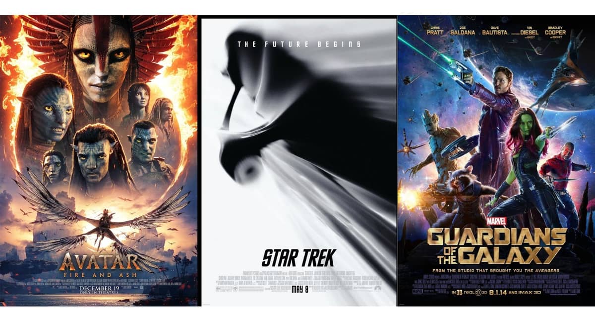 Zoe Saldaña's star power at the box office came by way of roles in these three successful film franchises
