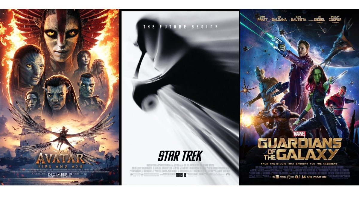 Zoe Saldaña's star power at the box office came by way of roles in these three successful film franchises