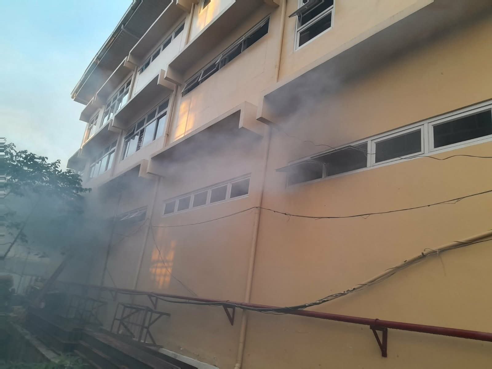 Fire hits DPWH Cordillera office in Baguio City
