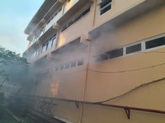 Fire hits DPWH Cordillera office in Baguio City