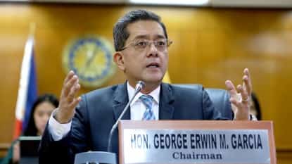 COMELEC Chairman George Erwin Garcia
