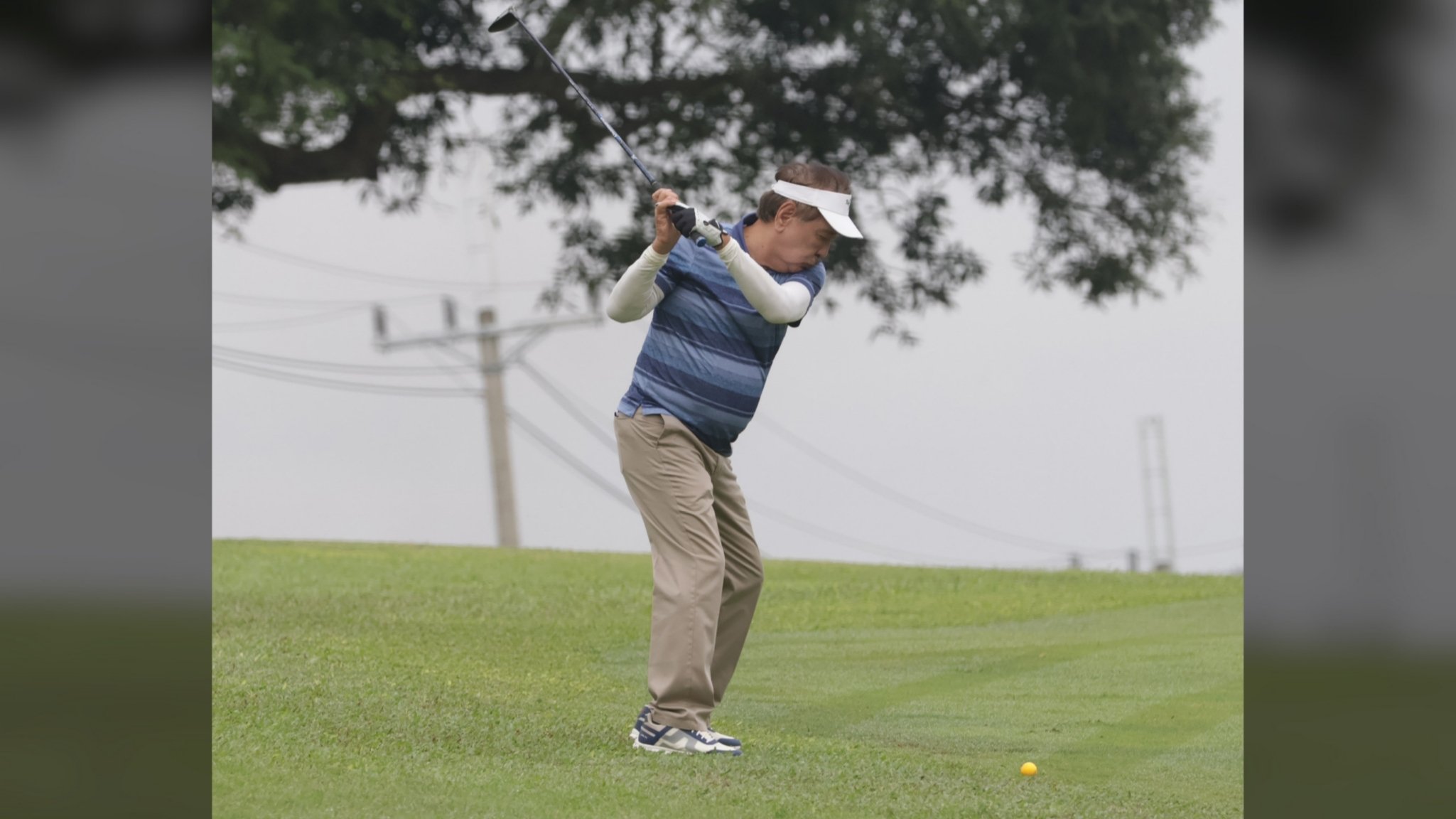 When golf was unplugged