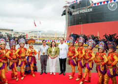 Marcos hails milestone delivery of world’s 1st low-carbon bulk carrier