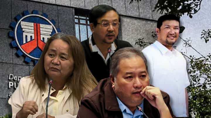 the four state witnesses: Sally Santos, Engr. Gerard Opulencia, Engr. Henry Alcantara, Usec. Roberto Bernardo