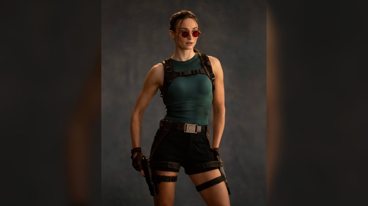 Sophie Turner unveiled as fierce new Lara Croft