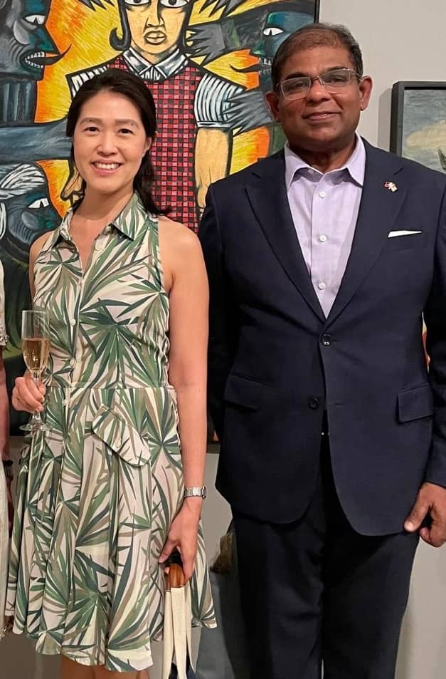 KAREN Lerma and Malaysian Ambassador to the Philippines, His Excellency Dato Abdul Malik Melvin Castelino.