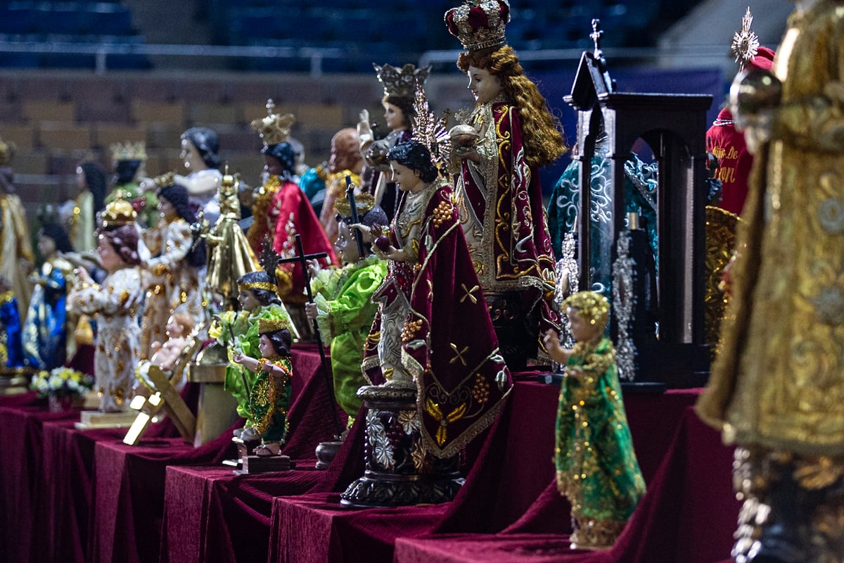 IN a sea of Santo Niño images, faith stands multiplied, shared and alive.