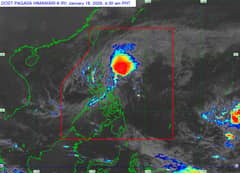 #AdaPH weakens slightly east Luzon
