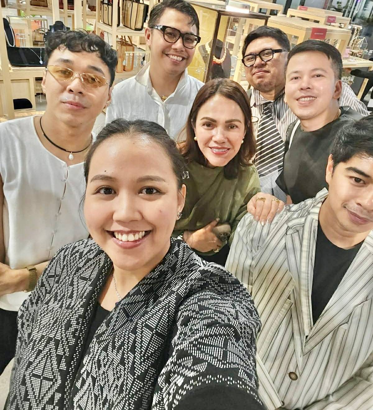 DESIGNER force Thian Rodriguez Citem’s Danielle Purzuelo, Adam Pereyra, Tessa Nepomuceno of Calli, Renz Reyes, Vin Orias of Orias and Joseph Bagasao of Bagasao.