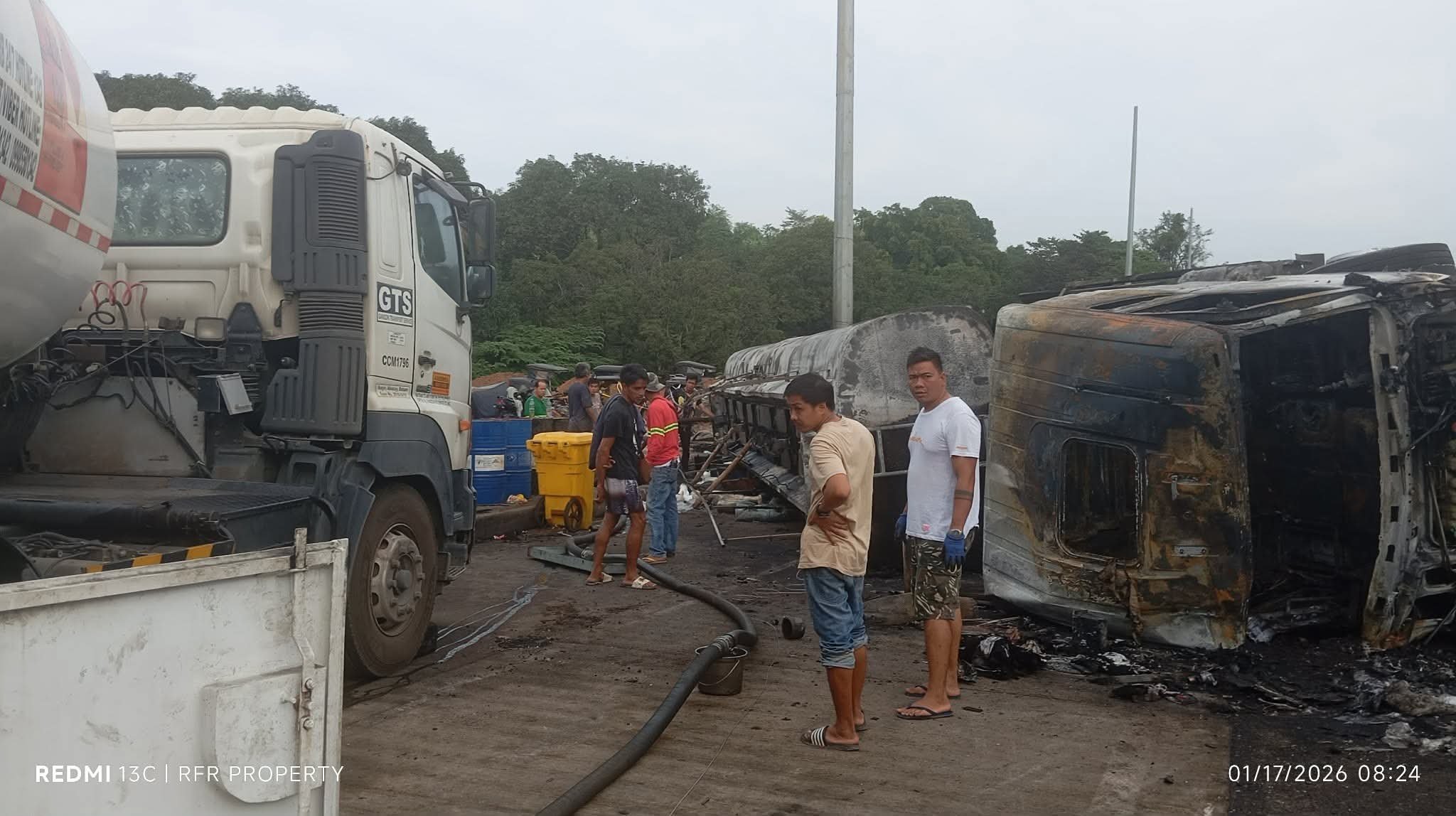 One dead, four injured as tanker hits car in Bataan