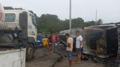 Bataan crash: One dead, four hurt