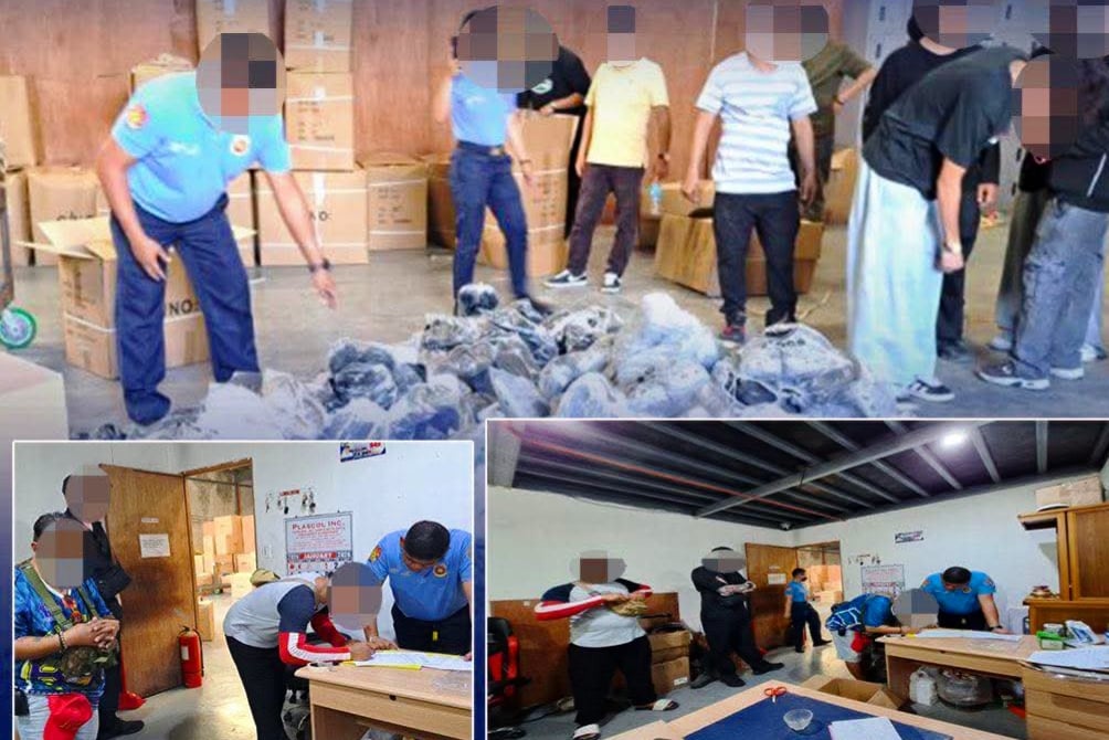 PNP seizes nearly P197M worth of counterfeit footwear in Bulacan