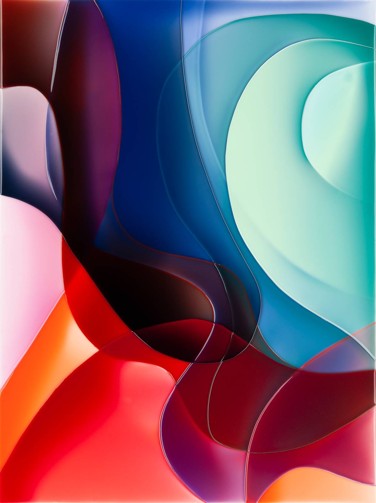 ABSTRACT artwork by Peter Zimmerman.