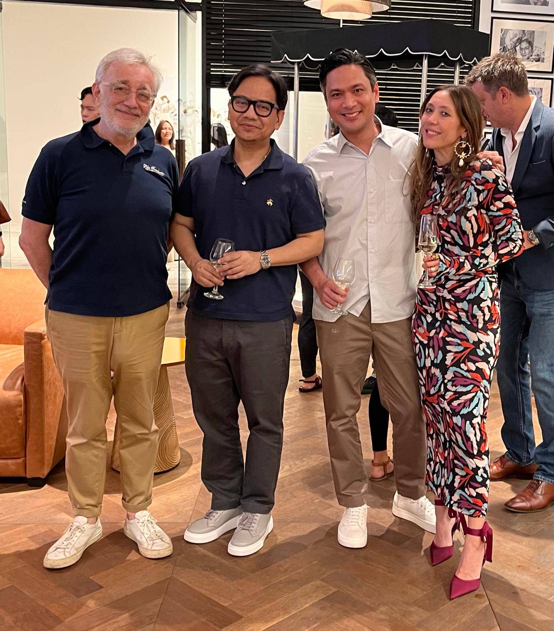 HUGO Bunzl, Miguel Rosales, Alexei Villaraza and Shauna Jay Popple.